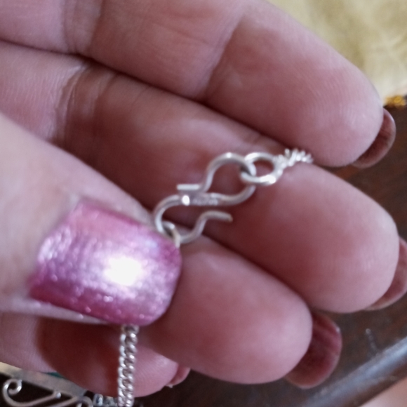 Vtg Jasper and Emerald Necklace - Picture 5 of 5